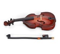 CHICIRIS Mini Ornamenti per Basso, Modello di Piccolo Strumento Musicale in Legno Regalo per la Decorazione della Casa, con Supporto e Confezione Regalo, per L'arredamento dello Studio
