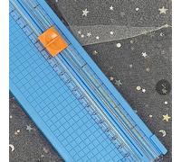 CHICIRIS Mini Tagliacarte Pieghevole per Album di Ritagli per Progetti di Bricolage e Scrapbooking, 5 Colori, Taglio in Acciaio Al Carbonio 10,6 X 3,3 X 1,0 Pollici (cielo blu)