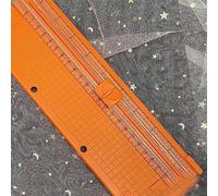 CHICIRIS Mini Tagliacarte Pieghevole per Album di Ritagli per Progetti di Bricolage e Scrapbooking, 5 Colori, Taglio in Acciaio Al Carbonio 10,6 X 3,3 X 1,0 Pollici (ORANGE)
