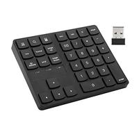 CHICIRIS Mini Tastierino Numerico Tastierino Numerico 35 Tasti Tastiera Portatile Ultra Sottile Ergonomico Calcolo Forniture per Computer