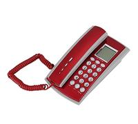 CHICIRIS Mini Telefono Sospeso con ID Chiamante per la Decorazione di Hotel per Ufficio, Telefonica nel Regno Unito - KX T071CID -1 (rosso)