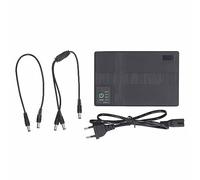 CHICIRIS Mini UPS, Gruppo di continuità Batteria di Backup 10400 MAh 36 W con Opzioni di Doppio Ingresso e Protezione Multi Intelligente per la Sicurezza del Modem Router (Spina europea)