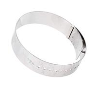 CHICIRIS Misuratore di Braccialetti Strumento di Dimensionamento Regolabile per Braccialetti da Polso Misuratore di in Acciaio Inossidabile, Ideale per Uso Professionale e Privato, 15-23 Cm,