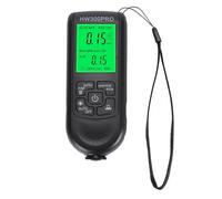 CHICIRIS Misuratore di Spessore del Rivestimento Digitale, Struttura in ABS Ad Alta Precisione, Misuratore di Spessore della Vernice Portatile per Uso Industriale in Laboratorio di (BLACK)