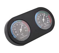 CHICIRIS Misuratore di umidità e Temperatura per Rettili, Termometro Igrometro Analogico con Quadrante Rotondo, Doppia Scala per Terrari di Lucertole Serpenti, Nessuna Batteria Richiesta, Design