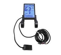 CHICIRIS Misuratore di Visualizzazione LCD Elettrico, Pannello Schermo del Display LCD M5 con Cavo SM per Monitoraggio delle Prestazioni di Bici Elettriche e Scooter