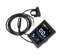 CHICIRIS Misuratore di Visualizzazione Scooter Elettrico, compatibilità Specifica del Protocollo, Interfaccia di Colore Adattivo con Kit di Montaggio per Bici e Scooter, Pannello ABS per Connettore SM