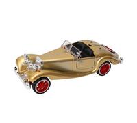 CHICIRIS Modello di Auto Decappottabile Vintage in Scala 1:32, Macchinina Giocattolo Pressofusa in Lega con Dettagli Squisiti, per Collezionisti di Regali per Bambini Decorazione Domestica (GOLD)