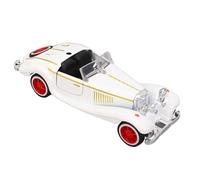 CHICIRIS Modello di Auto Decappottabile Vintage in Scala 1:32, Macchinina Giocattolo Pressofusa in Lega con Dettagli Squisiti, per Collezionisti di Regali per Bambini Decorazione Domestica (WHITE)
