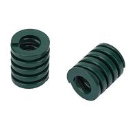 CHICIRIS Molla per Stampi Molla per Stampi per Carichi Pesanti, Diametro Esterno 25 Mm, ID 12,5 Mm, Verde Acciaio 65MN, per Stampaggio di Stampi in Plastica per Fusione di Metalli nel (TH25*50mm)