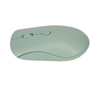 CHICIRIS Mouse Wireless, modalità Doppia Bluetooth 5.2 2.4G, 1600 DPI, Design Ergonomico Silenzioso, Batteria Ricaricabile, con Ricevitore USB, per PC Laptop Desktop (GREEN)