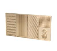 CHICIRIS Multipurpose Ice Cube Stamp Tray Copper Elegant Design for (D01)