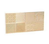 CHICIRIS Multipurpose Ice Cube Stamp Tray Copper Elegant Design for (D02)