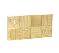 CHICIRIS Multipurpose Ice Cube Stamp Tray Copper Elegant Design for (D03)