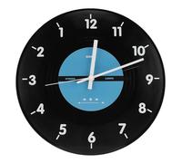 CHICIRIS Music Record Wall Clock Modern Silent Operation for Office