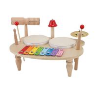 CHICIRIS Musica in Legno Musica Toy Percussion Kids Set con più Strumenti a Percussione, Giocattolo per l'apprendimento di Creativa per Bambini, Migliora lo Sviluppo della Coordinamento degli Occhi