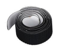 CHICIRIS Nastro per la Testa della Racchetta da Tennis, 3 Pezzi, Protezione del Telaio con Gancio e in Nylon con Forte Adesione per la Raccolta delle Palline, 37 Mm X 450 Mm (Black)