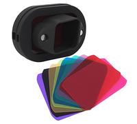 CHICIRIS Network della Griglia di Alveare Compatto Accessori Set 9 -filter per la Luce Top Flash Light Materiale Forte, Emissione di Luce Fiscale, Adatto per la Fotografia in Metallo+plastica+gomma
