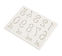 CHICIRIS Numero Stampo in Silicone Alfabeto per la Stampo Artigianale Al Cioccolato Fondente, Facile da Morte -40-230 ℃ Temperatura per i Fornai per la Casa