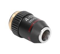 CHICIRIS Obiettivo Microscopio Acromatico 4X, Dimensione RMS 20,2mm | Alto ingrandimento, resistente alla corrosione, durevole, materiale in rame, immagini chiare