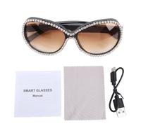 CHICIRIS Occhiali da Sole Intelligenti, Bluetooth 5.3 di Buona qualità con Doppi Microfoni Riduzione del Rumore AI, Controllo Vocale Touch per la Guida, la Corsa, L'escursionismo