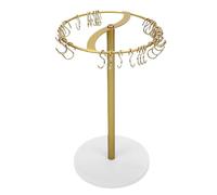 CHICIRIS Organizer Durevole con Supporto per Fascia in Metallo con 30 Ganci per Appendere Accessori per Capelli Nella Stanza dei Bambini o in Camera da Letto (GOLD)