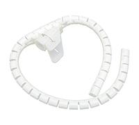 CHICIRIS Organizzatore della Manica Via Cavo Gestione del Filo a Spirale Resistente All'usura per Industria/ufficio Utilizzo di Bianco 10 Metri (Ø16mm)