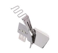 CHICIRIS Orlatore per Cucire, Legante per Nastro Industriale in Acciaio Inossidabile a 4 Pieghe per Macchina a Punto Annodato, Senza necessità di Cambiare il Piedino, Adatto per Orli di (30 mm)