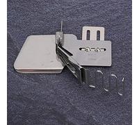 CHICIRIS Orlatore per Cucire, Legante per Nastro Industriale in Acciaio Inossidabile a 4 Pieghe per Macchina a Punto Annodato, Senza necessità di Cambiare il Piedino, Adatto per Orli di (28 mm)