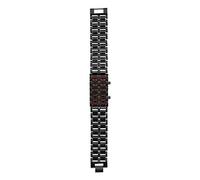 CHICIRIS Orologio da Polso, Orologio da Polso con Illuminazione a LED, da da Coppia con Cinturino in Acciaio Inossidabile Dal Design Creativo Unico con Luce Rossa Blu, (Nero con luce rossa)