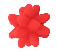 CHICIRIS Palla da Massaggio, Rilassamento Muscolare Portatile in Silicone con Design a Matrice di Punti per Massaggio dei Tessuti Profondi e Sollievo Dal Dolore (rosso)