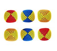 CHICIRIS Palline da Giocoleria, 6 Pezzi con Doppia Cucitura per Parco | Set da 6 Pezzi, Stile Sacco per i Piedi, Doppia Cucitura Antistrappo, Copertura Antiusura, Palla da Giocoliere per Parco