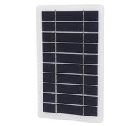 CHICIRIS Pannello Solare 5W Pannello di Ricarica Solare Portatile Ad Alta Efficienza Caricatore Monocristallino con Connettore Femmina DC per la Radio per Laptop