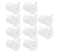 CHICIRIS Passacavo in Silicone Impermeabile da 10 Pezzi per Cavo Ethernet per Penetrazione nel Muro in Case e Aree Commerciali 1,4x1,0 Pollici (WHITE)