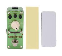 CHICIRIS Pedale Effetto per Chitarra MOD STATION 11 Ensemble di Modulazione Effetti con Guscio in Metallo Verde, Accessorio, Accessorio, Componente per un Facile Utilizzo