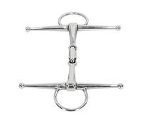 CHICIRIS per Bocca di Cavallo da 135 Mm, Filetto Ad Anello per Cavallo in Acciaio Inossidabile con Catena di Ferro per Il Controllo del, Previene Il, Regalo per L'equitazione