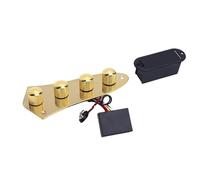 CHICIRIS Piastra di Controllo Precablata Piastra di Controllo per Chitarra Precablata a 3 Stadi Sostituzione del Gruppo Piastra di Controllo (GOLD)