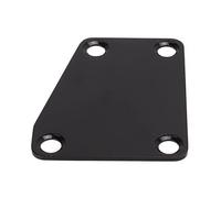 CHICIRIS Piastra per Manico per Chitarra, Placca Trapezoidale in Metallo con Viti per Sostituzione Telecaster, Perfetta per Chitarre Elettriche e Bassi (BLACK)