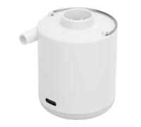 CHICIRIS Piccola Pompa d'Aria, Gonfiatore Elettrico ABS, Sgonfiatore con Luce LED, Gonfiaggio 3,5 KPa, Sgonfiaggio 3,0 KPa, 180 L Min, Ricaricabile Tramite USB per Galleggianti da Piscina con