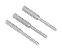 CHICIRIS Pietra per Affilare la Motosega da 30 Pezzi, Punta Abrasiva per Smeriglio da 4,0 Mm 4,8 Mm 5,5 con Gambo da 3 per Trapano Elettrico per Motosega