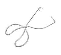 CHICIRIS Pinza per Immersione in Acciaio Inossidabile per Ceramica, Impugnatura Robusta e Confortevole Antiruggine, con Pregevole Fattura, per gli Appassionati di Ceramica, Artisti, (Acciaio