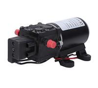 CHICIRIS Pompa a Membrana Intelligente, Alta Pressione DC12V 120W 7L/min Uscita Acqua Destra 10mm, con Regolazione Automatica della Tensione e Scarico della Sovrapressione, per Test di (Motore 12V)