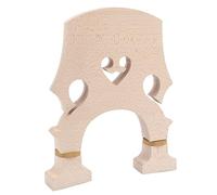 CHICIRIS Ponte per Contrabbasso Premium, Legno di Acero con Vite in Ottone Regolabile, Accessorio Professionale per Violino per Musicisti, Facile Installazione (1/4)