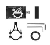 CHICIRIS Porta del Telefono del Telefono in Bici in Alluminio per 3,0-6,8 Pollici, Supporto per Motociclistico con Telaio Solido e Lega, Pad di Shock per Protezione (Black)