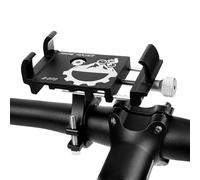 CHICIRIS Porta del Telefono del Telefono in Bici in Alluminio per 3,0-6,8 Pollici, Supporto per Motociclistico con Telaio Solido e Lega, Pad di Shock per Protezione (Titanio)