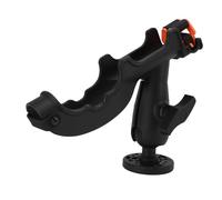 CHICIRIS Porta della Canna da Pesca, Supporto per Palo da Pesca Portatile a Rotazione a 360 Gradi per Canoa in Barca Gonfiabile in Barca in Barca