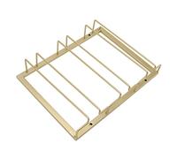 CHICIRIS Portabicchieri da Vino Capovolto in Iron Art. Elegante Portabicchieri da Vino Sospeso per L'esposizione della Sotto il Mobiletto (GOLD)