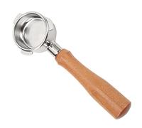 CHICIRIS Portafiltro Senza Fondo in Acciaio Inossidabile per Macchina da caffè Serie 8 da 54 Mm, Portafiltro Nudo Portatile con Visione Chiara per Macinature e Macinature di Successo (Stile 4)