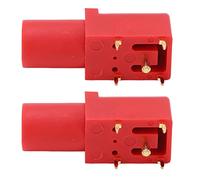 CHICIRIS Prese da Pannello PCB da 2 Pezzi da 4 Mm per Test di Tensione Sicuri e Utilizzo di Multimetri, Alta conduttività e Design Durevole (rosso)