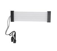 CHICIRIS Prolunga Cavo PSU ARGB da 24 Pin a 24 Pin da 205 Mm in Morbido Silicone per la Configurazione della Scheda Madre e della Scheda Grafica (Testa Nera)